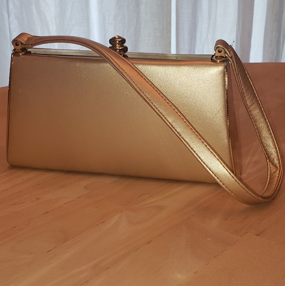 Sasha Gold Event bag / clutch / clasp purse